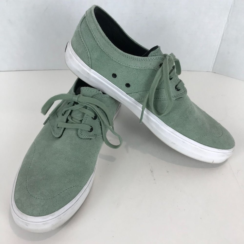 STATE Mint Green Suede Tie Shoes Sz 10.5